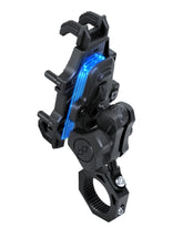 ZHILXN anti-theft UTV phone mount secured to roll cage with secure locking.