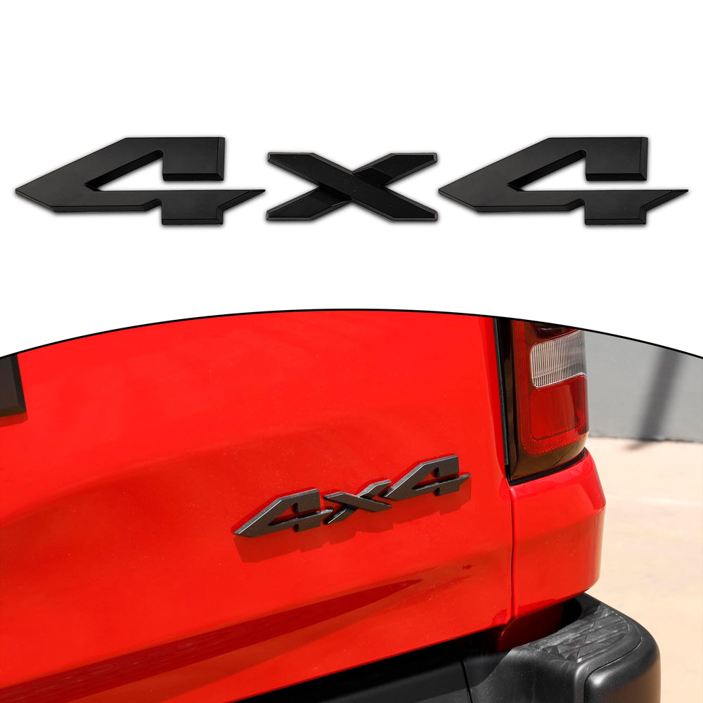 Easy drill-free installation of the Zhizhong emblem on the RAM tailgate.