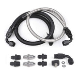 ZHSYMX 25Inch AN6 pump hose kit ready for high-pressure steering connections.