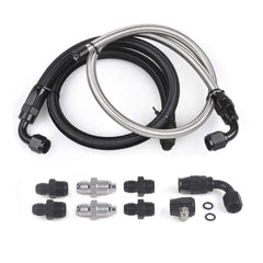 ZHSYMX 25Inch AN6 pump hose kit ready for high-pressure steering connections.