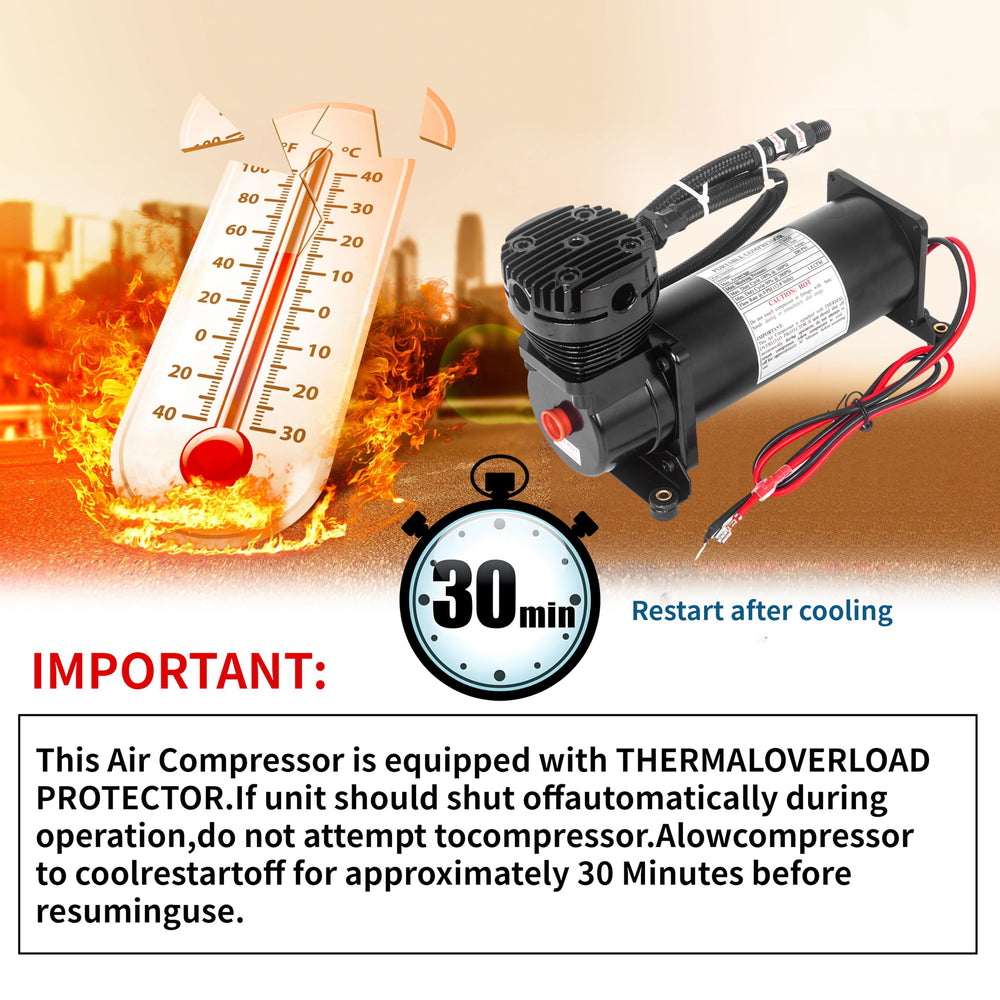 ZHSYMX onboard air system inflates tires and powers tools.