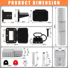 Zhushan embedded mounting panels enable clean flush installation