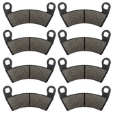 ZICOO front and rear brake pads for Polaris RZR XP 1000 EPS brake pads for heat dissipation and consistent braking