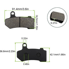 ZICOO Harley front brake pad for Road King offers steady stopping power.