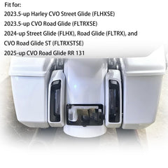 Zidirs smoked LED tail light with screws included for Harley installation.
