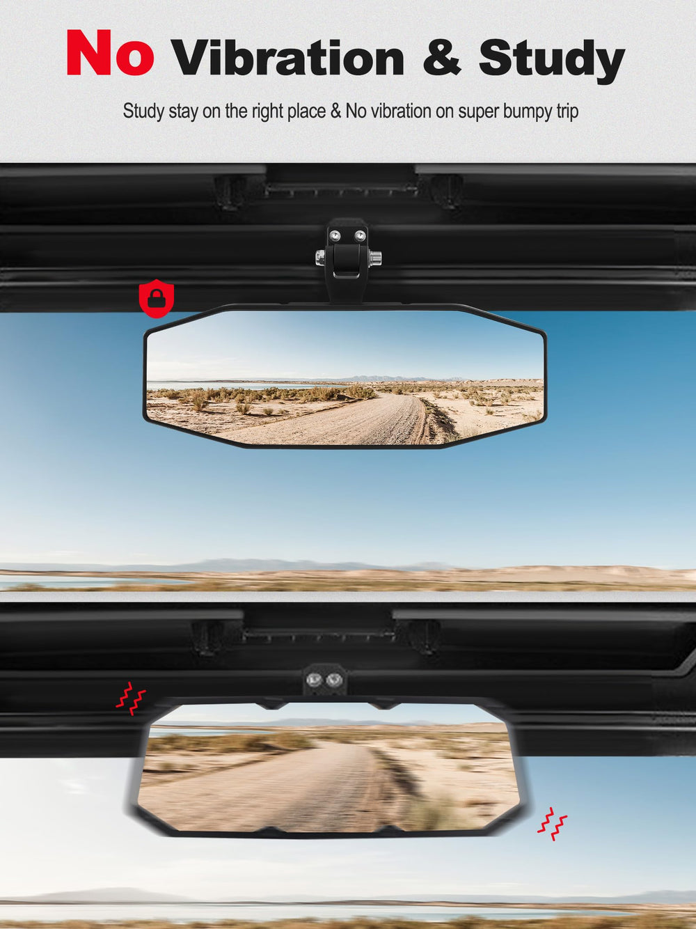 ZIDIYORUO ABS frame and convex glass protect visibility on rugged trails.