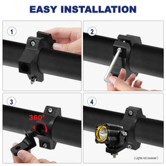 ZIDIYORUO mount prevents slippage on rough terrain during night adventures