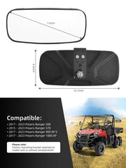 All hardware provided for quick install of ZIDIYORUO Polaris Ranger rear view mirror