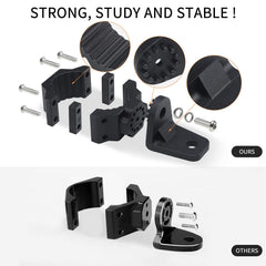 ZIDIYORUO heavy-duty mount supports large LED whips for clear trail visibility.