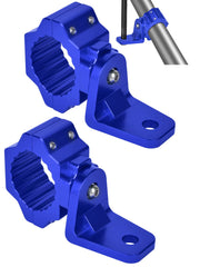 ZIDIYORUO UTV mount with blue aluminum bracket provides stable whip light attachment.