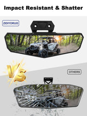 ZIDIYORUO rearview mirror features anti-glare glass for darker terrain