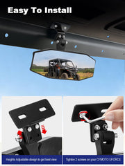 No-drill installation with included hardware, quick and easy.