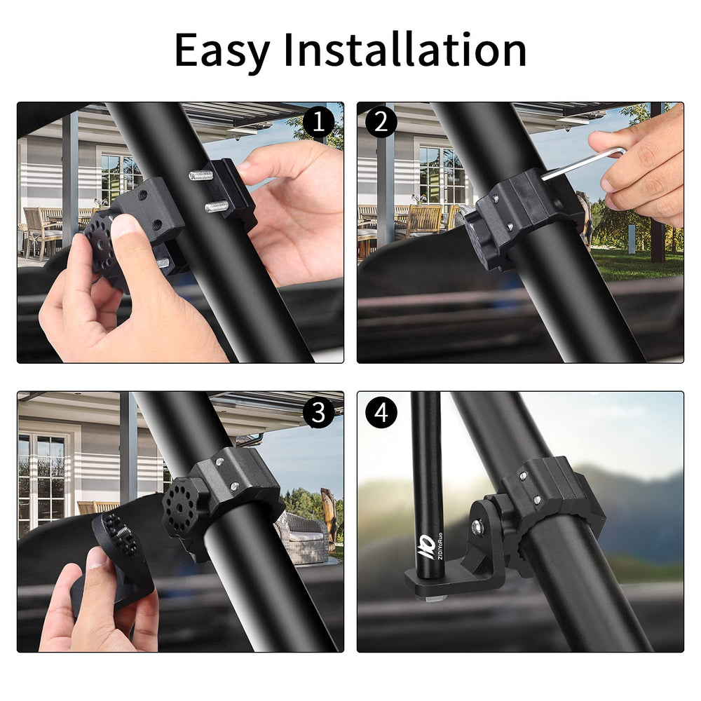 ZIDIYORUO universal UTV mount fits Can-Am, Polaris, and Jeeps for versatile setup.