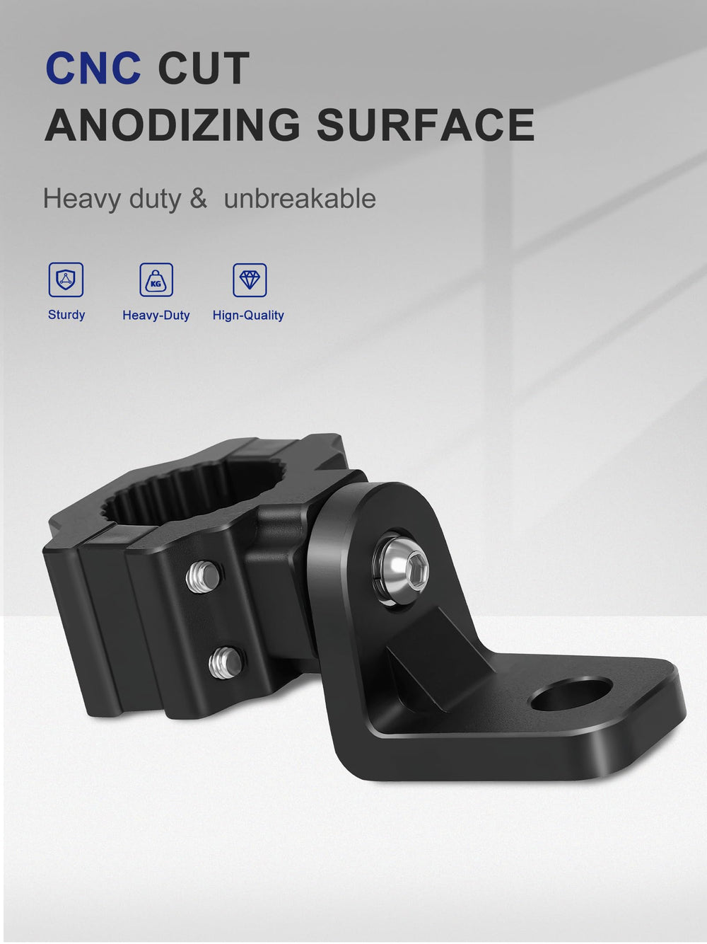 ZIDIYORUO whip light mount in blue boosts visibility and quick adjustments.