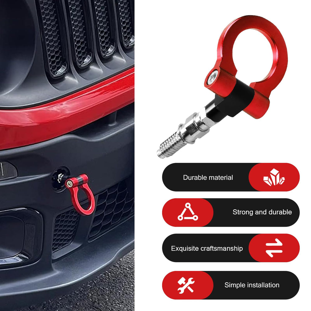 Zigeiya universal-fit tow hook suitable for most European cars, trucks, and SUVs.