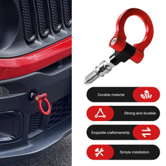 Zigeiya universal-fit tow hook suitable for most European cars, trucks, and SUVs.