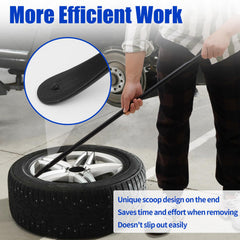 Zihvfzu heat treated black tire iron resists rust during heavy use