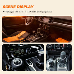 Zihvfzu interior organization helps reduce clutter in Jeep cabin