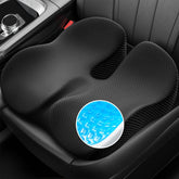 ZIKEE car-seat cushion with cooling gel for ergonomic relief during long drives.