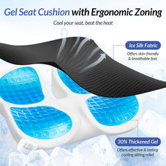 ZIKEE 7-shaped zipper opening enables easy cover removal.