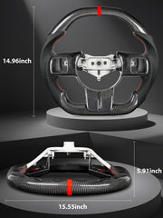 ZIMABLUE carbon fiber trim cover adds premium aesthetics and durability.