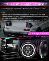 ZIMABLUE IP68 weatherproof round headlight for rain and dust protection