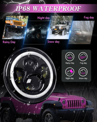 ZIMABLUE Jeep Wrangler compatibility headlight for JK TJ CJ LJ models