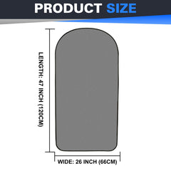 ZIMABLUE plush microfiber seat cover adds soft, breathable comfort.