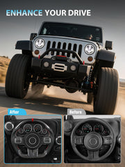 ZIMABLUE precision fitment for Jeep Wrangler JK with no modifications.