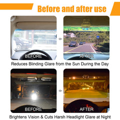ZIMISI universal fit works with most cars without affecting visor function.