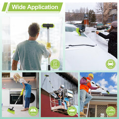 ZimiTeda multi-purpose brush for vehicles, siding, and light snow tasks