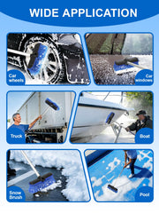 ZimiTeda solar panel and windshield cleaning brush for versatile tasks.