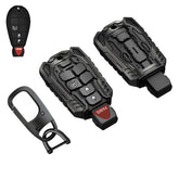 Zincflag heavy duty key fob cover front view for Dodge Ram with premium grip and protection