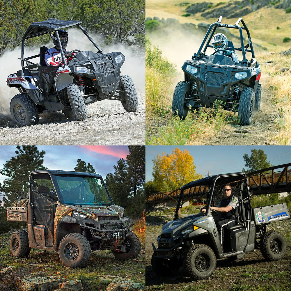 Zinger brake pads for Polaris Ranger 500 front, durable for long days in mud.