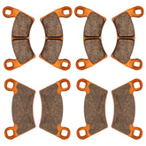 Zinger brake pads for Polaris Ranger XP900 front, reliable stopping power on rugged trails.