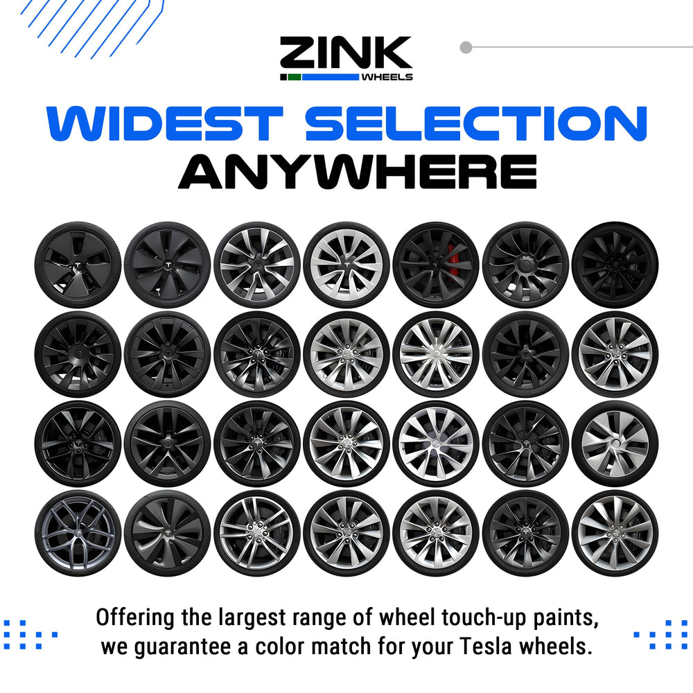 Zink Wheels quick-dry formula reduces wait for curb rash repairs.