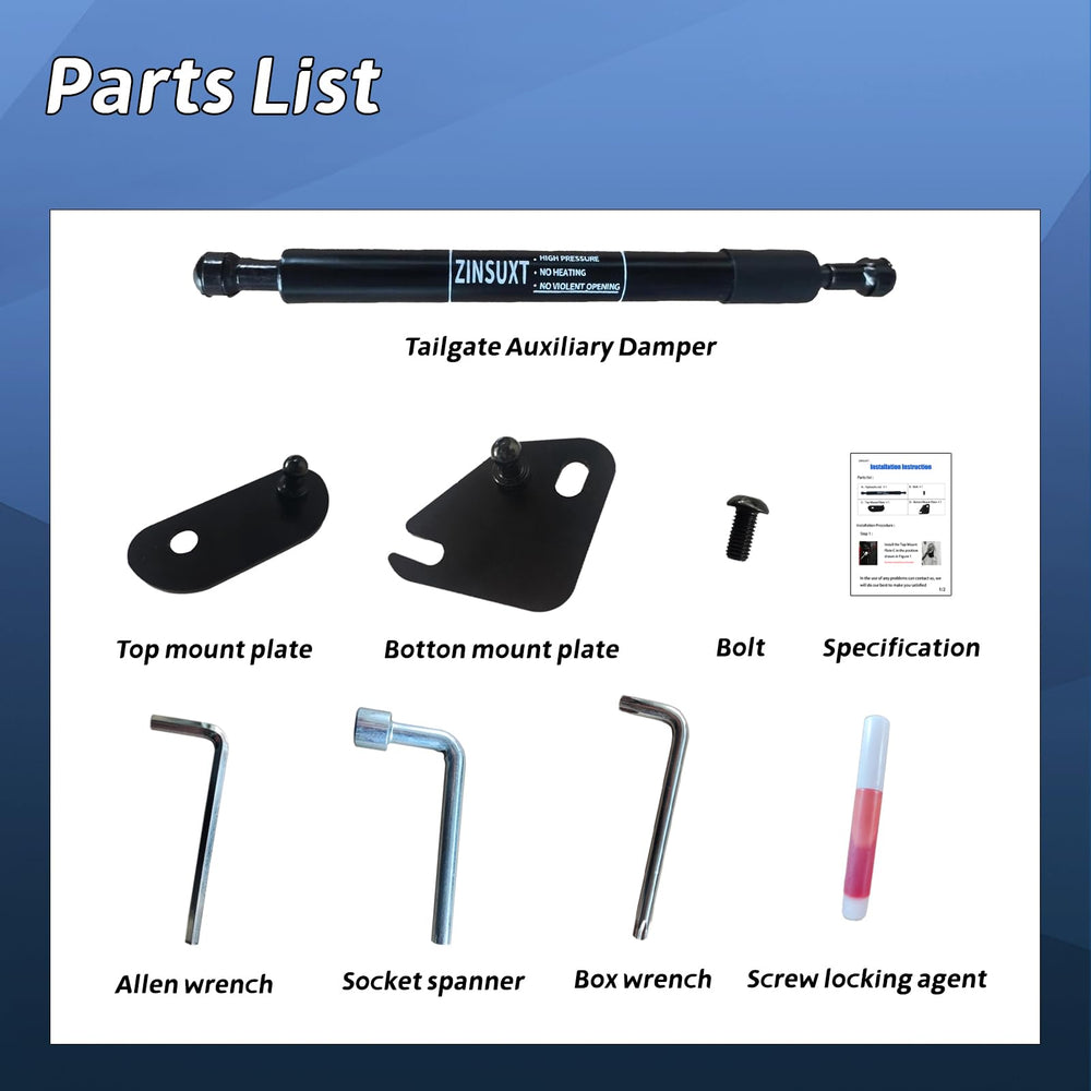 ZINSUXT compatibility for 2015-2023 Ford F-150 ensures seamless fit