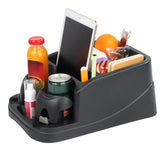 Zinytrae Universal Big Center Console front view with four compartments for easy reach.