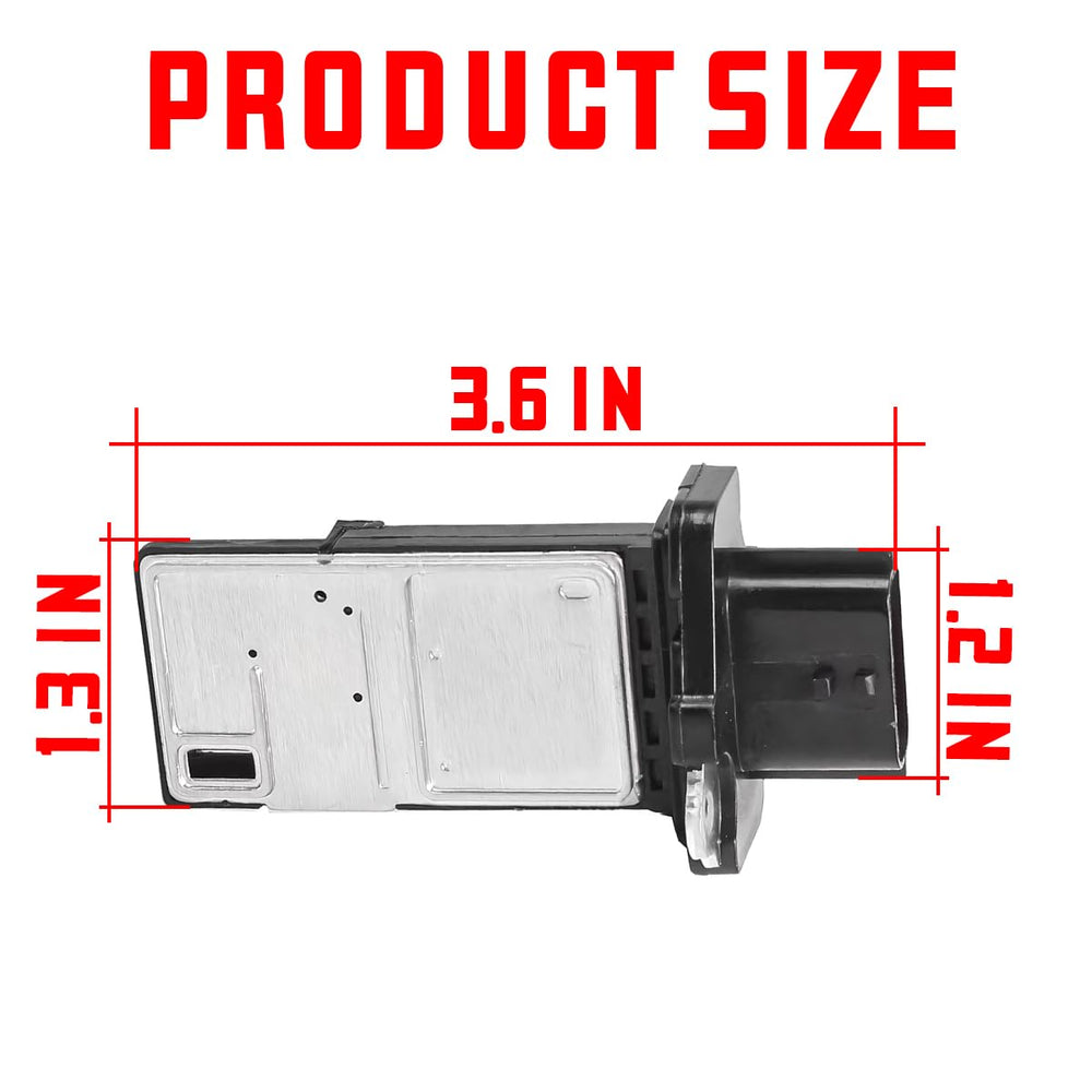 Zipelo MAF Sensor 22680-7S00A sensor body closeup displays durable aluminum-plastic build