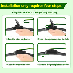 ZIXMMO zinc-frame wipers offer durable, corrosion-resistant performance.