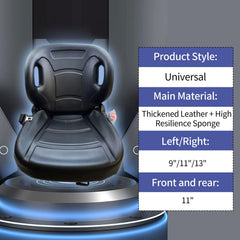 ZIXNEXKOO ergonomic seat cushion depth adjustment demonstrates comfort for different leg lengths.
