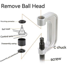 ZJERYL GULL mounting cup adapter supports broad compatibility