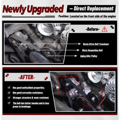 ZJTBLL serpentine belt 4pk902 ensures proper belt tension for reliable operation.