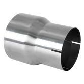 ZJXDZY 4-inch exhaust adapter close-up of polished finish for rust resistance.