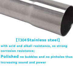 ZJXDZY hollow tailpipe facilitates routing and customization