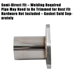 ZJXDZY no gasket included; plan proper flange match before installation