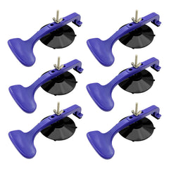 ZKTOOL 6PC suction cup clamps kit securing convertible top glass with stable grip.