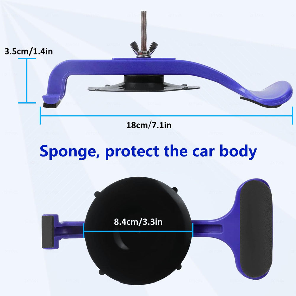 ZKTOOL sponge pad protection minimizes scratches on car finish.
