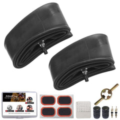 ZLGouES heavy-duty 19-inch inner tube with a 2.1mm wall for rugged dirt bikes.
