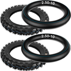 ZMCYNG 2.5-10 off-road tire and inner tube set ready for rugged trails with reliable grip.